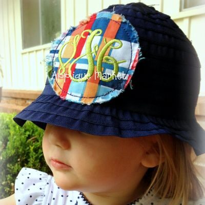 Mini Raggy Circle Patch and Hat Tutorial