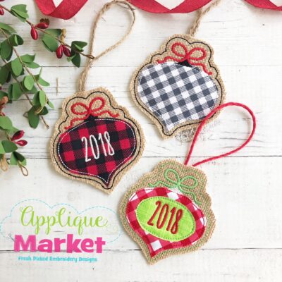 In the Hoop Ornament Vintage 2018