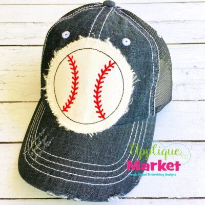 Baseball Hat Patch Applique