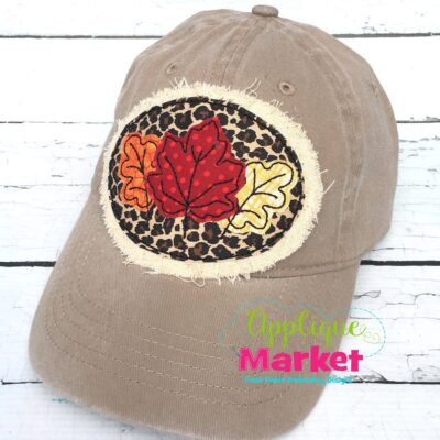Fall Leaves Hat Patch Applique