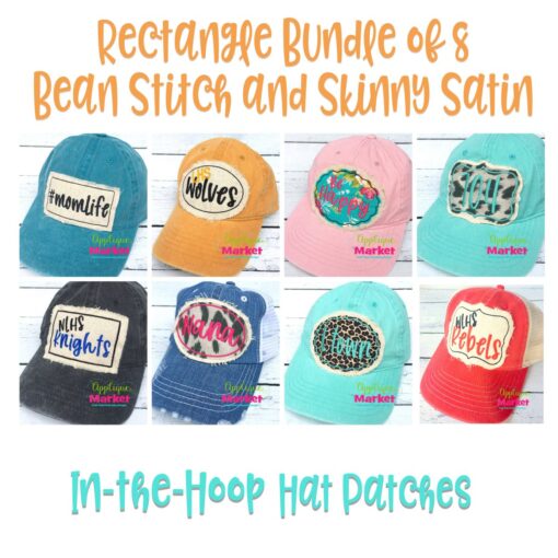 Rectangle Point Bean Hat Patch