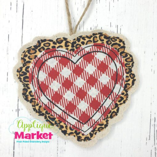 In the Hoop Valentine Lace Heart Ornament